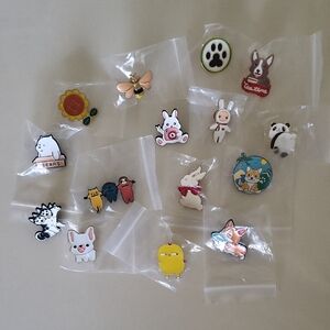 Cute Animal Enamel Pins Set of 15